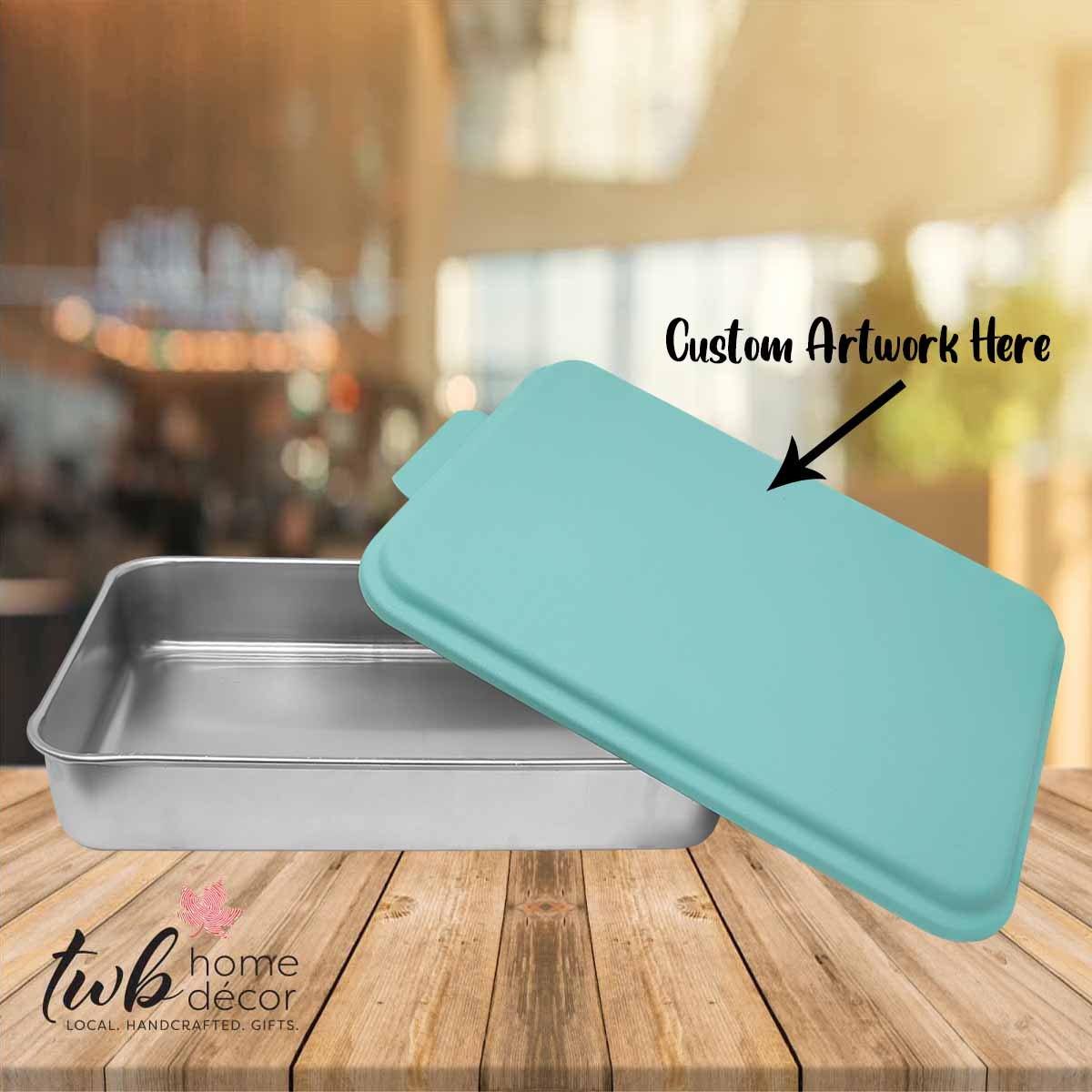 CUSTOM Design Cake Pan with lid