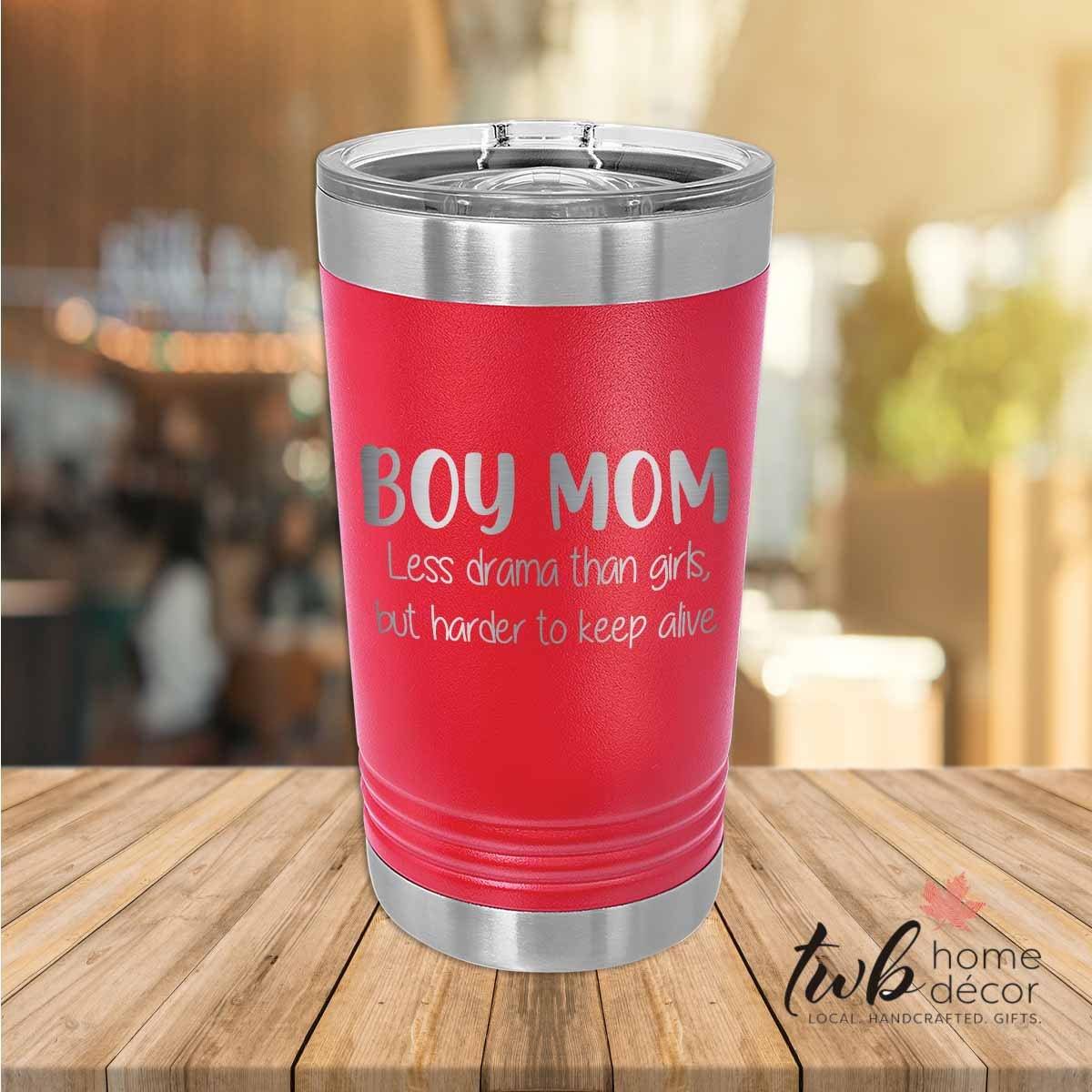 Boy Mom Thermal Tumbler – Newport Home Decor