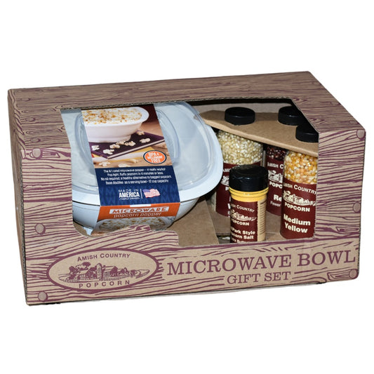 Microwave Popcorn Bowl Gift Set