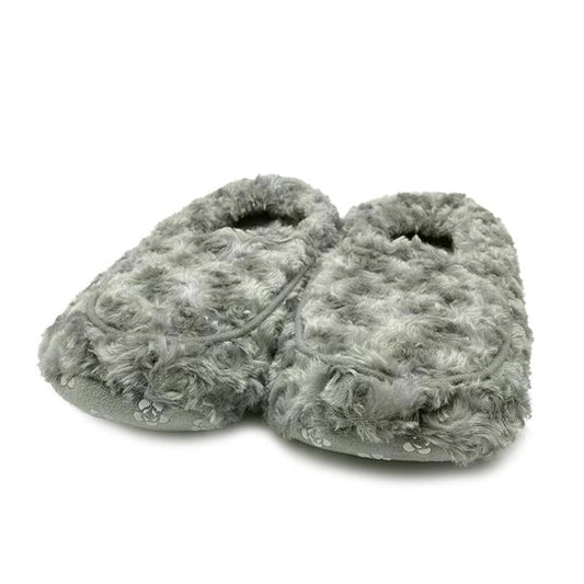 Curly Sage Green Warmies Slippers