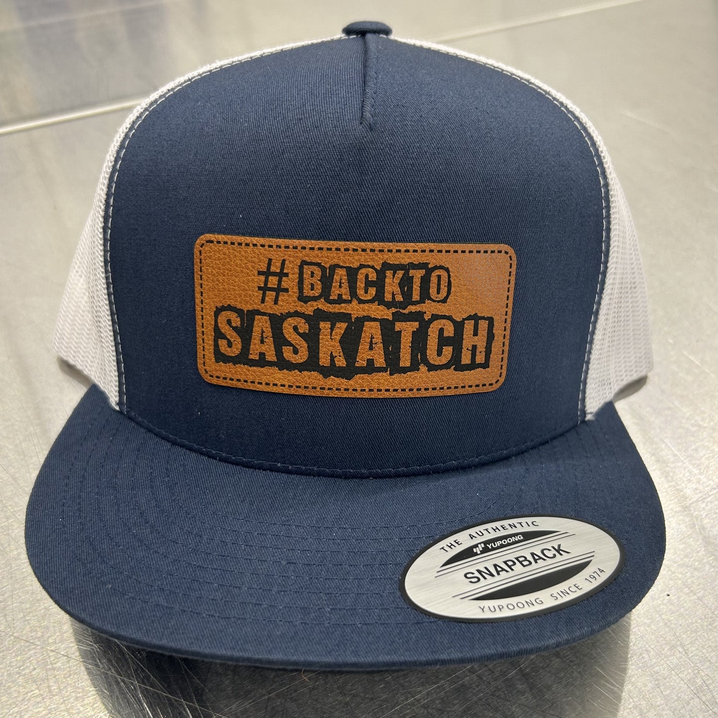 #BackToSaskatch Leather Patch Hat