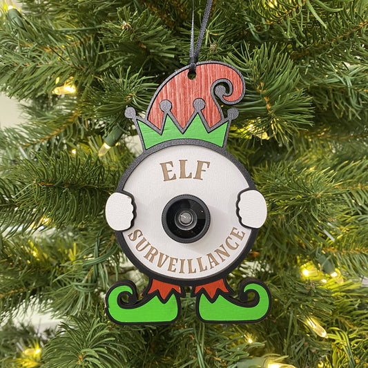 Elf Surveillance Ornament